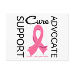 Breast Cancer Support Advocate Cure Post Card