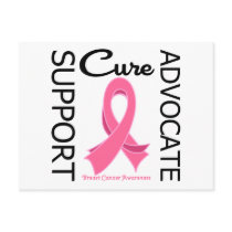 Breast Cancer Support Advocate Cure Post Card