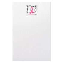 Breast Cancer Support Advocate Cure Stationery