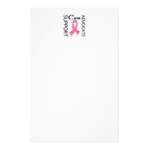 Breast Cancer Support Advocate Cure Stationery
