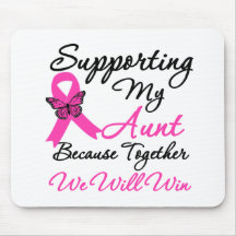 Breast Cancer Support (Aunt) Mouse Pads