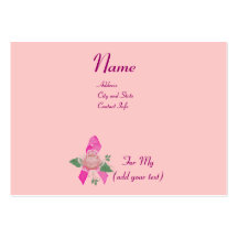 Breast Cancer Support Business Card Template