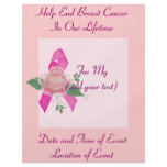 Breast Cancer Support Flyers