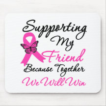 Breast Cancer Support (Friend) Mouse Pads