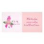 Breast Cancer Support Custom Photo Card