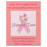 Breast Cancer Support Team Flyer Design