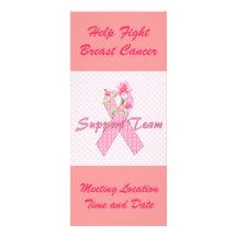 Breast Cancer Support Team Rack Cards