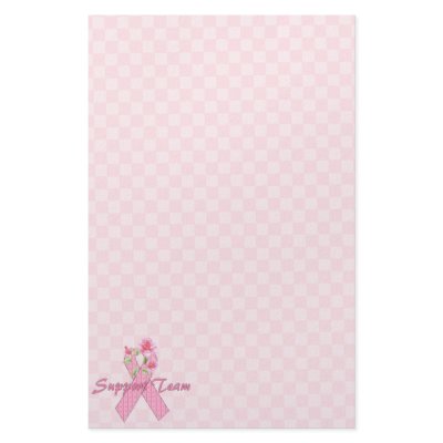 Breast Cancer Support Team Stationery by orsobear