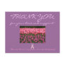Breast Cancer Support "Thank You" Card Postcards