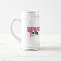 BREAST CANCER SURVIVOR 10 Years & Counting Mug