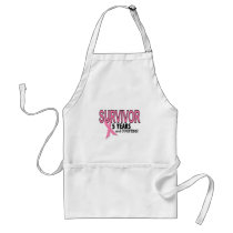 BREAST CANCER SURVIVOR 5 Years & Counting Apron