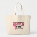 BREAST CANCER SURVIVOR 5 Years & Counting Canvas Bag