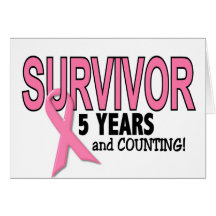 BREAST CANCER SURVIVOR 5 Years & Counting Cards