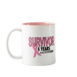 BREAST CANCER SURVIVOR 5 Years & Counting Coffee Mug