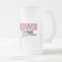 BREAST CANCER SURVIVOR 5 Years & Counting Mugs