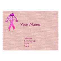 Breast Cancer Survivor Business Card Templates