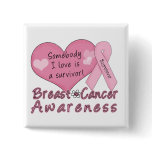 Breast Cancer Survivor Button