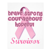 Breast Cancer Survivor Customized Letterhead