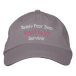 Breast Cancer Survivor Embroidered Hat