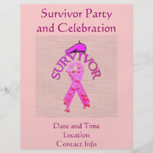 Breast Cancer Survivor Flyers