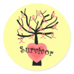 Breast Cancer Survivor Gifts--Unique Tree Design Stickers