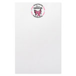 Breast Cancer Survivor Hope Determination Faith stationery