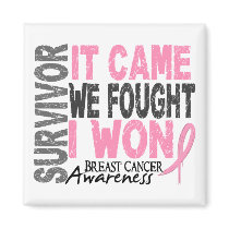 Breast Cancer Survivor It Came We Fought I Won