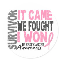 Breast Cancer Survivor It Came We Fought I Won