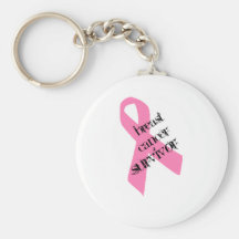 Breast Cancer Survivor Keychain
