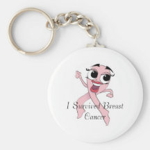 Breast Cancer Survivor Keychain
