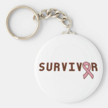 Breast Cancer Survivor Keychain
