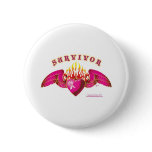 Breast Cancer Survivor Logo Pin