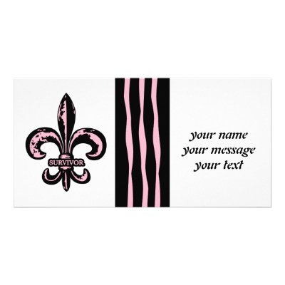 Breast Cancer Survivor Picture Card by Fleurishes