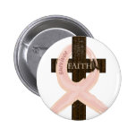 Breast Cancer Survivor Pink Ribbon-Cross of Faith
