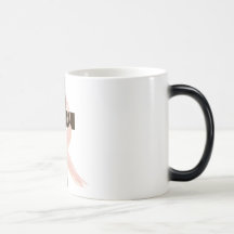 Breast Cancer Survivor Pink Ribbon-Cross of Faith Mug