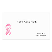 Breast Cancer Survivor Profile Card Business Card Templates