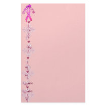 Breast Cancer Survivor Stationery Paper