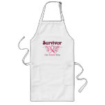 Breast Cancer Survivor Tribal Ribbon Aprons