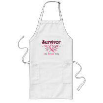 Breast Cancer Survivor Tribal Ribbon Aprons