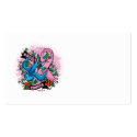 Breast Cancer Swallow Tattoo business cards