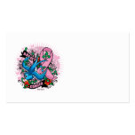 Breast Cancer Swallow Tattoo business cards