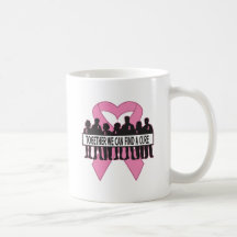 Breast Cancer Together We Can Find A Cure Coffee Mugs