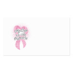 Breast Cancer Together We Can Overcome business cards