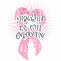 Breast Cancer Together We Can Overcome Photo Cutouts