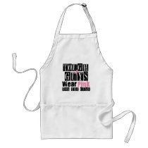 Breast Cancer Tough Guys Wear Pink Aprons