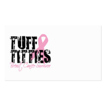 Breast Cancer Tough Titties Business Cards