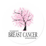 Breast Cancer Tree Stickers