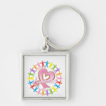 Breast Cancer Unite in Awareness Key Chain