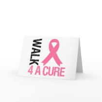 Breast Cancer Walk For A Cure Greeting Cards