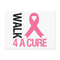 Breast Cancer Walk For A Cure Post Card